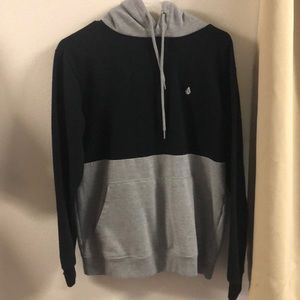 Volcom Contrast Pullover Fleece Hoodie Size M